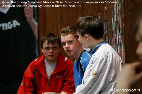 2006 г. Молодежное первенство Москвы.Фотоистории из архивного сундука Владимира Мирского