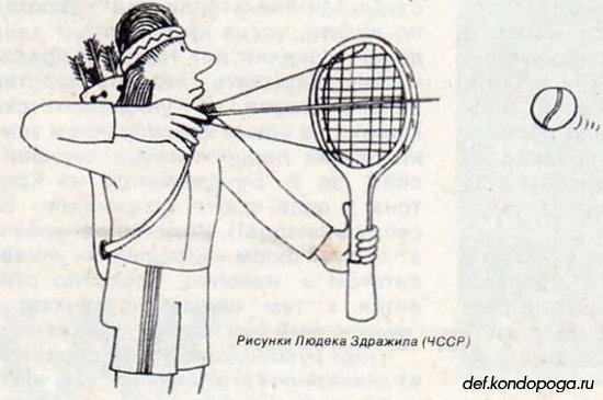 Теннис. рисунки Людека Здражила