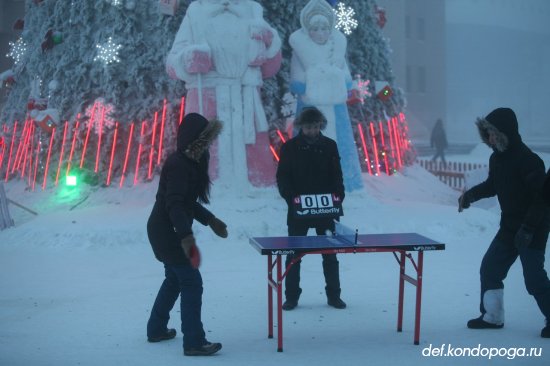 Экстремальный турнир по настольному теннису в Якутске