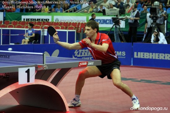 Михаил Гладышев участник Чемпионата Мира 2010 г. в Москве.