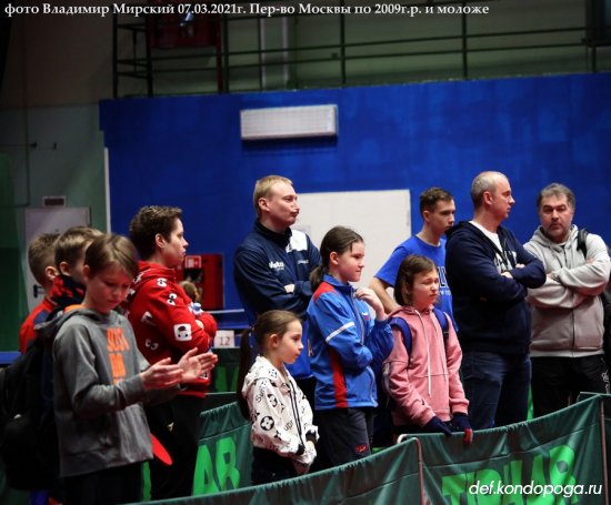 Личное первенство Москвы по настольному теннису 2021 среди спортсменов 2009г.р. и моложе.