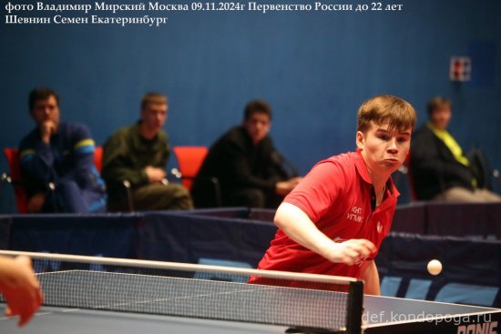 2024 ПЕРВЕНСТВО РОССИИ ПО НАСТОЛЬНОМУ ТЕННИСУ СРЕДИ ЮНИОРОВ И ЮНИОРОК ДО 22 ЛЕТ