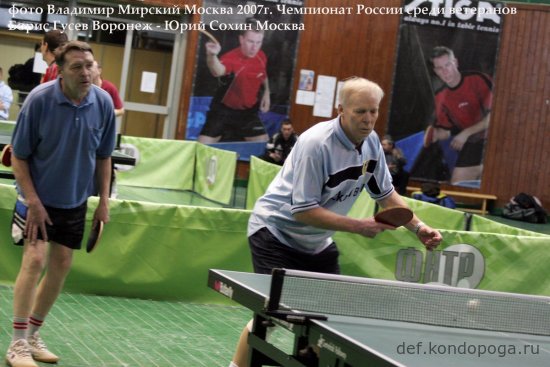 Чемпионат России среди ветеранов 2007
