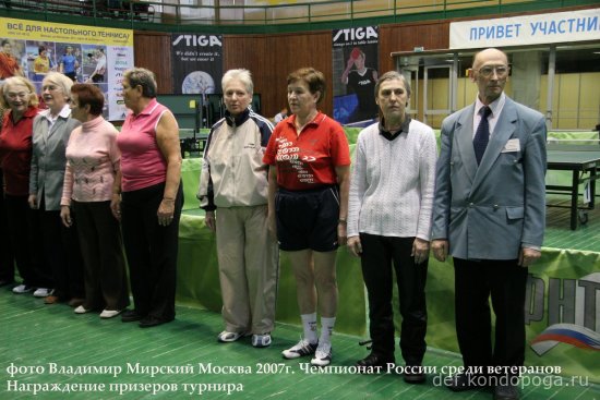Чемпионат России среди ветеранов 2007