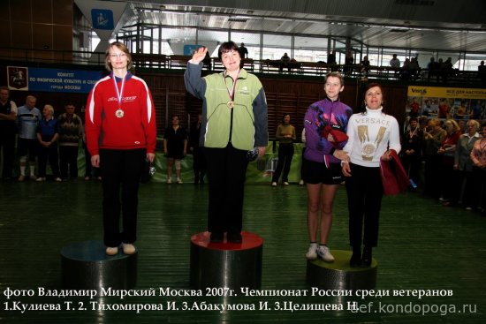 Чемпионат России среди ветеранов 2007