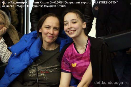 2025.02.08 Химки турнир MASTERS OPEN