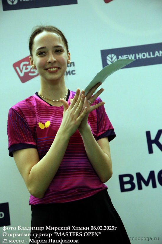 2025.02.08 Химки турнир MASTERS OPEN