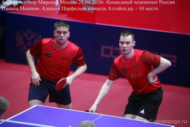 ЧЕМПИОНАТ РОССИИ ПО НАСТОЛЬНОМУ ТЕННИСУ г. Москва, УСЗ "Дружба" 26 апреля - 04 мая 2026 г.