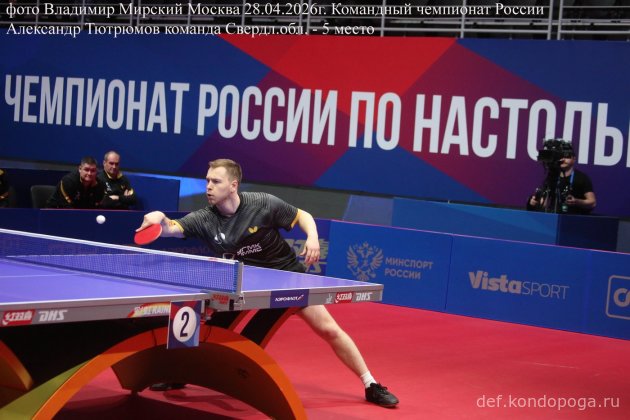 ЧЕМПИОНАТ РОССИИ ПО НАСТОЛЬНОМУ ТЕННИСУ г. Москва, УСЗ "Дружба" 26 апреля - 04 мая 2026 г.