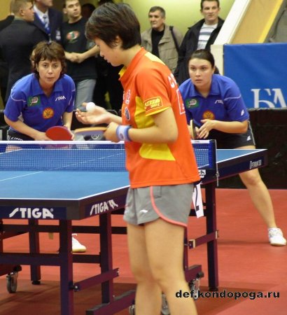 RUSSIAN OPEN 2007. KOTIKHINA Irina RUS / PALINA Irina RUS vs CHANG Chenchen CHN  /  JIA Jun CHN