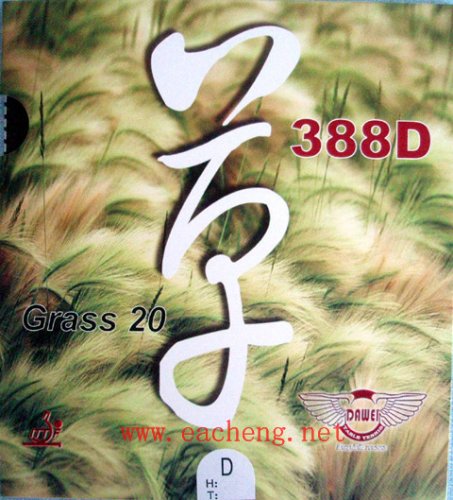 Тест длинных шипов Dawei 388 D Grass 20 1.0 на основании Andro Fibercomp Def